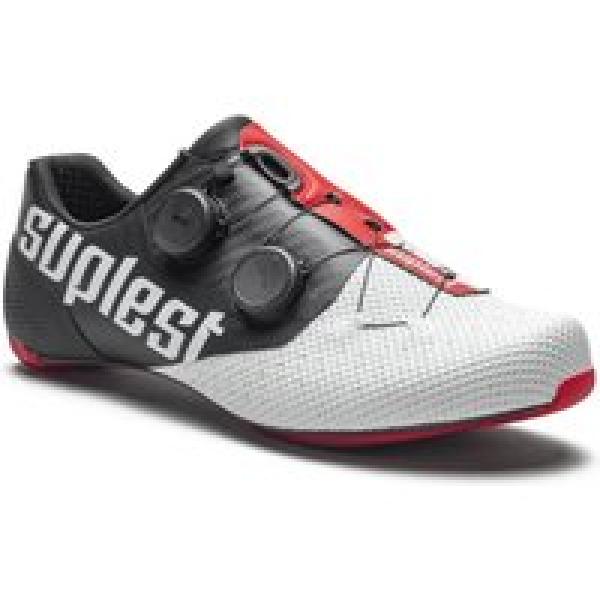 suplest edge 2 0 pro road schoenen zwart wit rood