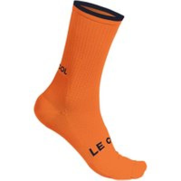 le col orange navy blue socks