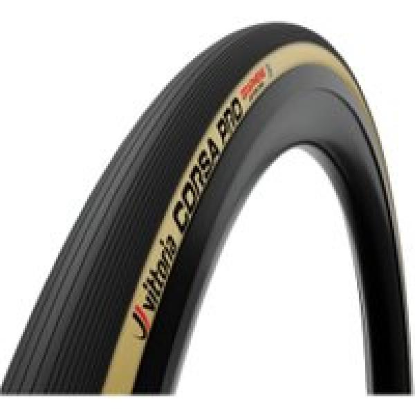 vittoria corsa pro 700 mm tubeless ready road tyre soft graphene g2 0 silica compound beige sidewalls