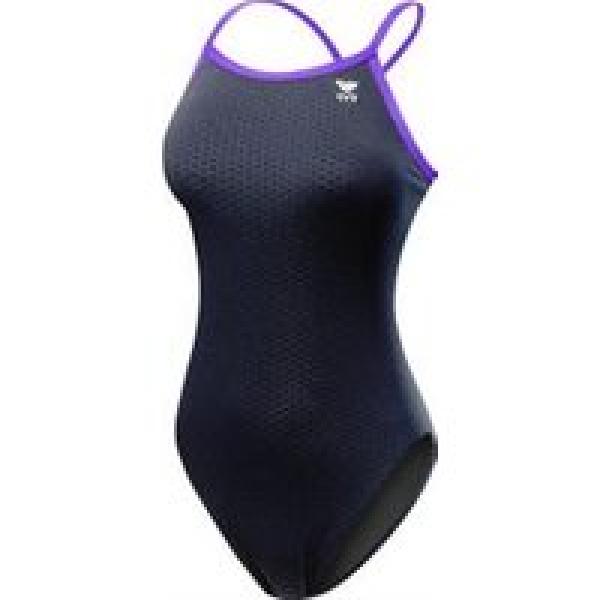 tyr women s hexa diamondfit swimsuit black purple