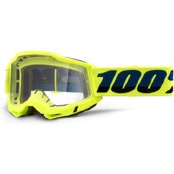 100 accuri 2 yellow goggle clear lens