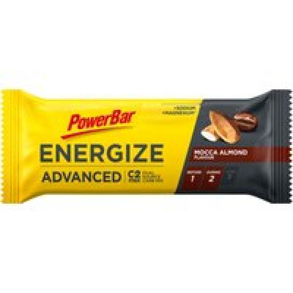 powerbar energize advanced coffee mocca almond 55g energy bar