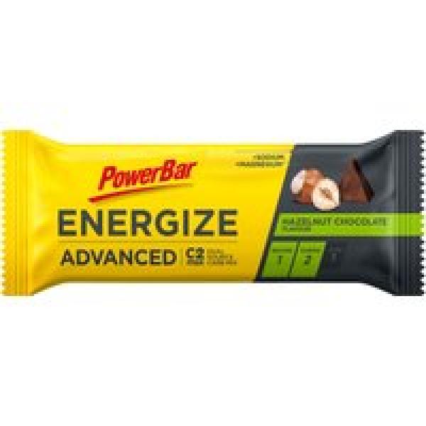 powerbar energize advanced hazelnoot chocolade energiereep 55g