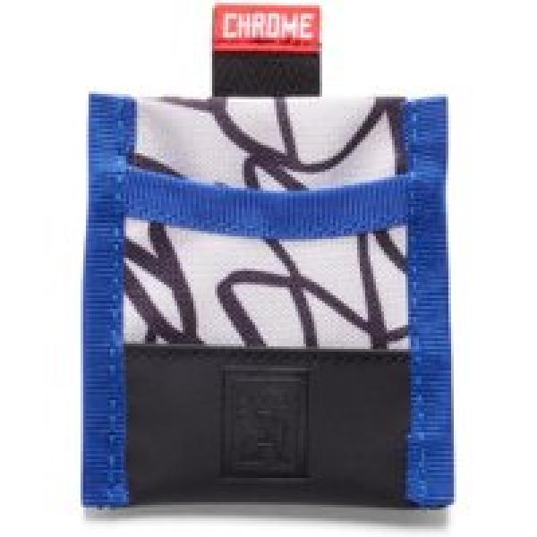 chrome cheapskate card wallet wit blauw