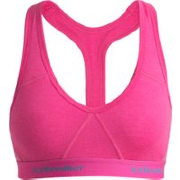 icebreaker women s merino sprite pink bra
