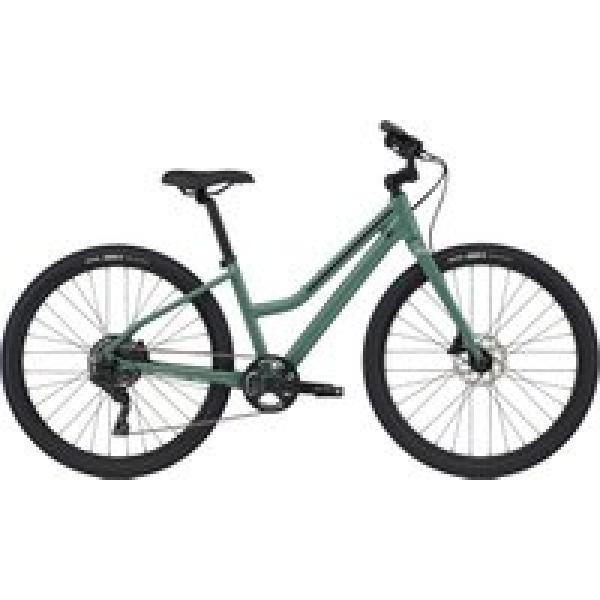 stadsfiets cannondale treadwell 2 remixte microshift advent 9v 650b groen