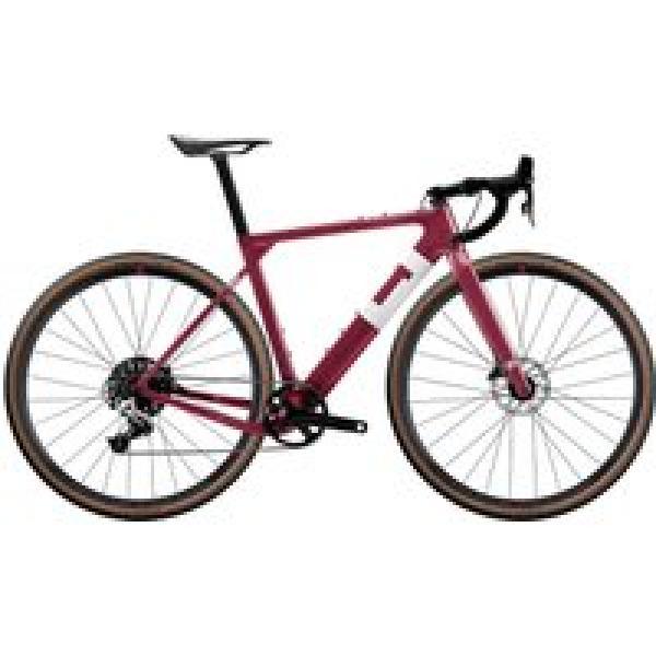 3t exploro primo grindfiets sram rival 11s 700 mm kersenrood roze 2023