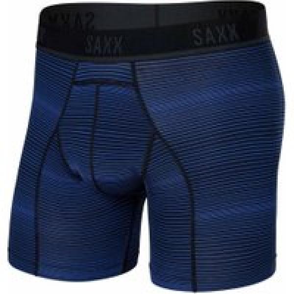 boxer saxx kinetic l c mesh brief variegated stripe blue
