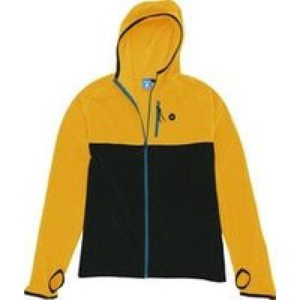 lagoped phantom hoodie unisex technisch fleece geel