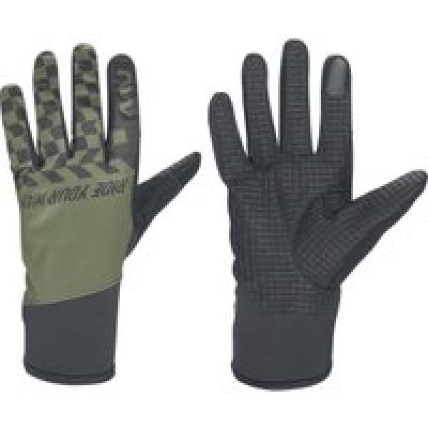 northwave winter active lange handschoenen zwart groen
