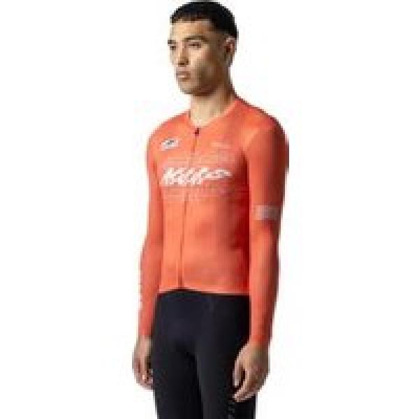 maap fragment pro air 2 0 orange long sleeve jersey