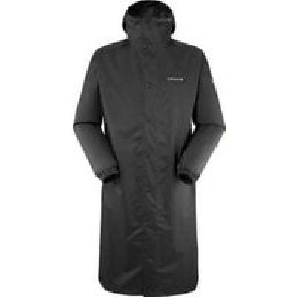 lafuma rain long jacket black