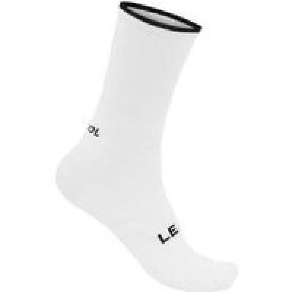 sokken met hoge kraag wit zwart