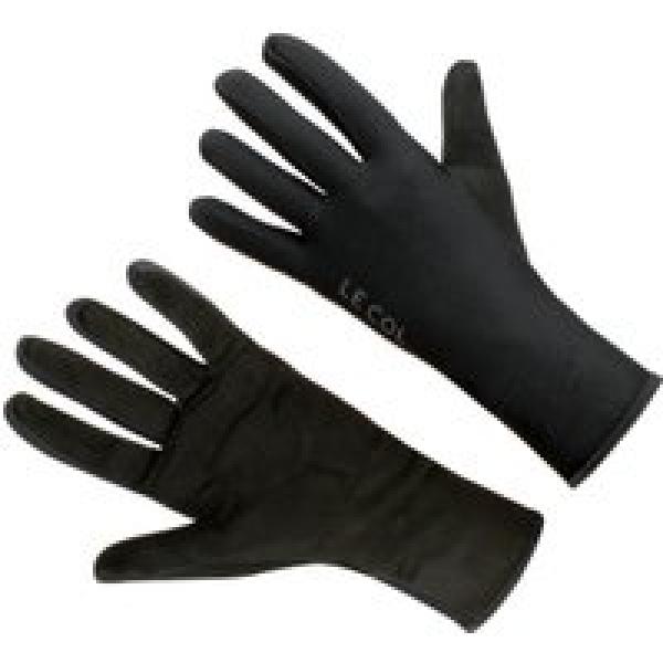 le col pro lightweight long gloves black