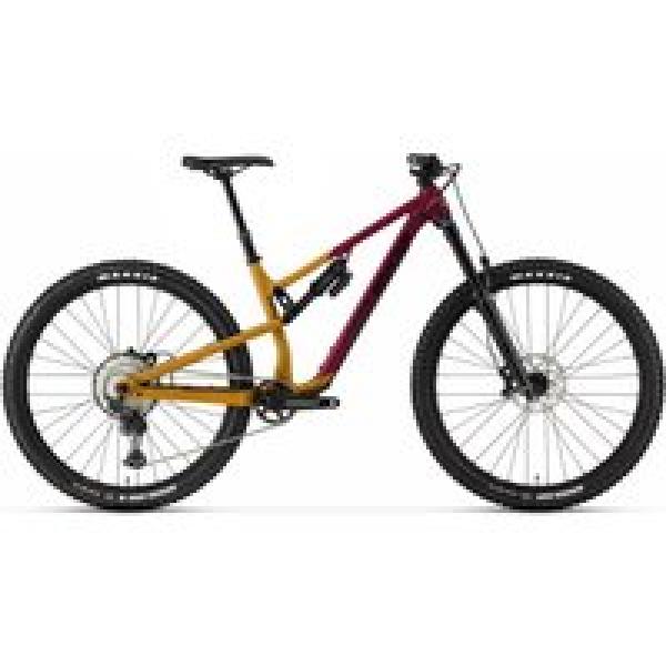 rocky mountain instinct alloy 50 shimano slx xt 12v 29 volledig geveerde fiets geel rood 2022