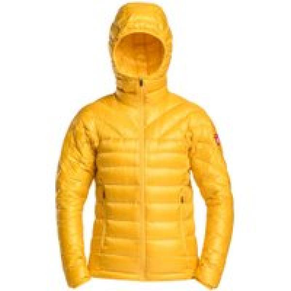 pajak phantom women s yellow hooded down jacket