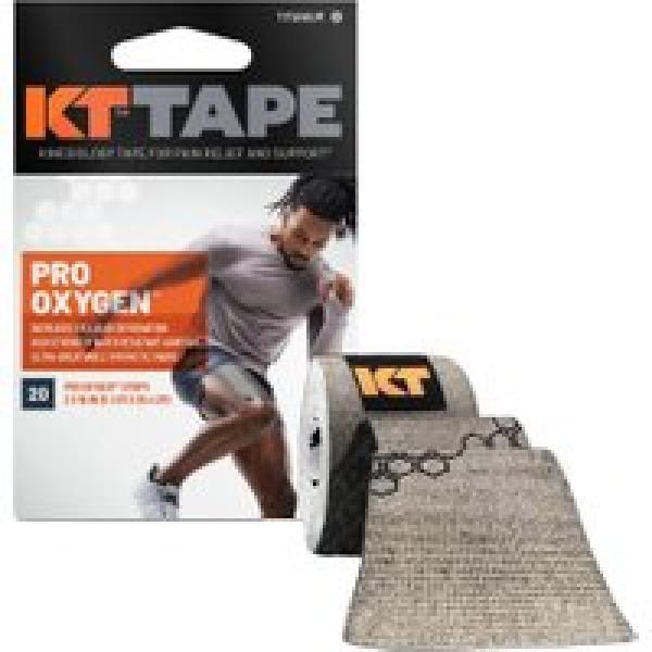 voorgesneden tape kt tape tape pro oxygen titanium 20 stroken