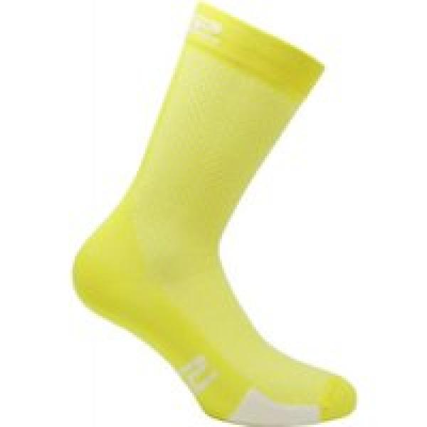 sixs p200 socks yellow white
