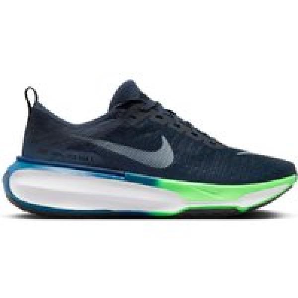 nike zoomx invincible run flyknit 3 blue green running shoes