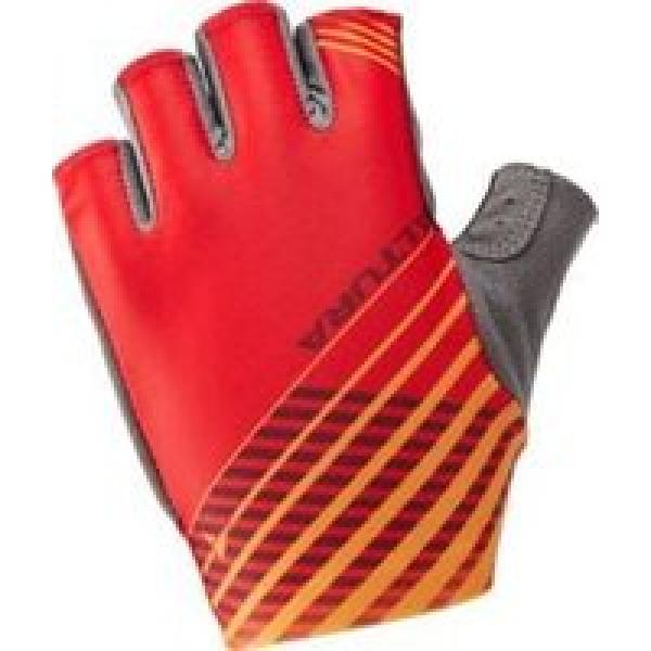 altura club short handschoenen rood oranje