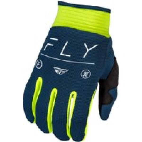 fly f 16 gloves navy fluorescent yellow white