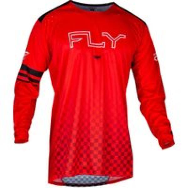 fly rayce long sleeve jersey red