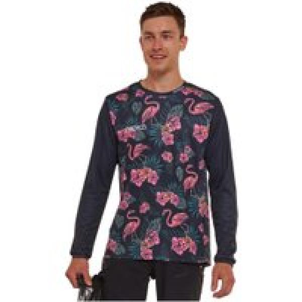 dharco gravity flamands roses long sleeve jersey