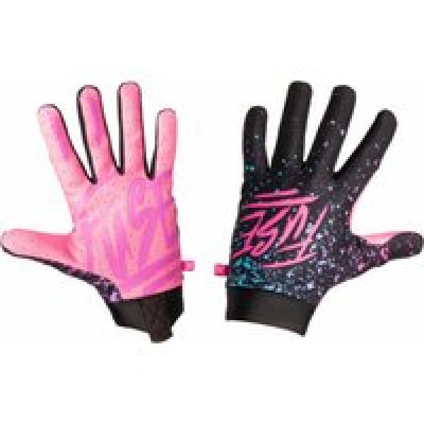 paar fuse omega turbo pink black handschoenen