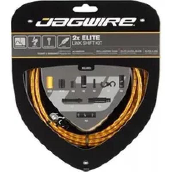 jagwire cables amp jackets kit 2x elite link shift kit gold