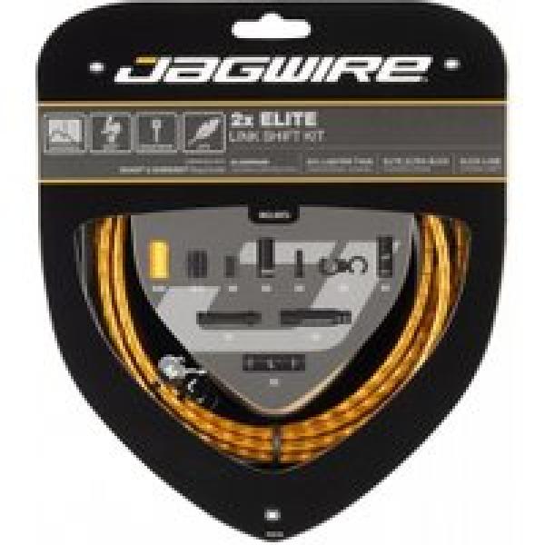 jagwire cables amp jackets kit 2x elite link shift kit gold