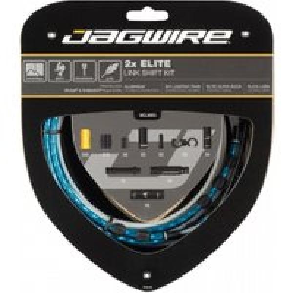 jagwire kabels amp jackets kit 2x elite link shift kit blauw