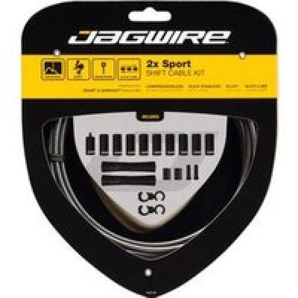jagwire 2x sport shift kit ice grey
