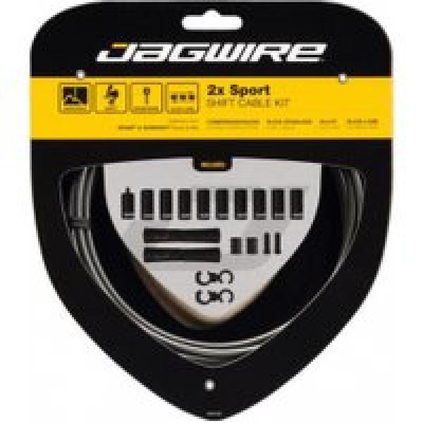 jagwire 2x sport shift kit ice grey