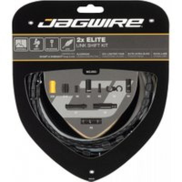 jagwire kabels amp jackets kit 2x elite link shift kit zwart