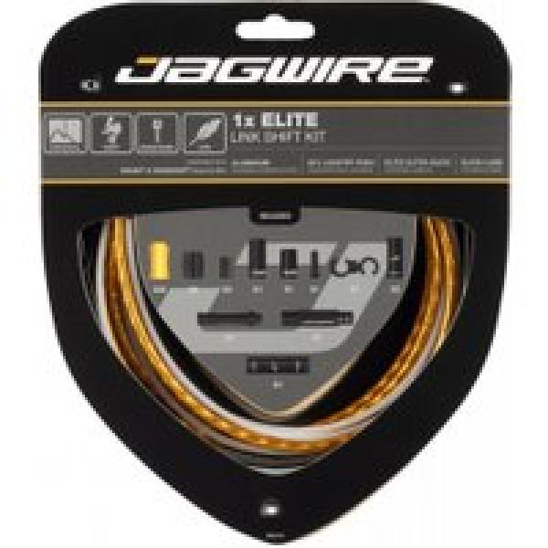 jagwire derailleur kabel en shroud kit 1x elite link shift kit goud