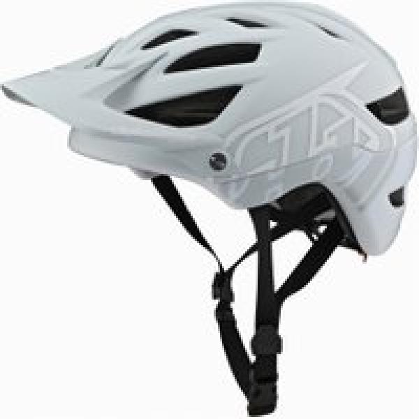 troy lee designs a1 mips classic light grey white
