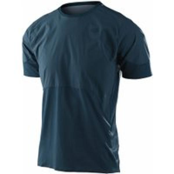 troy lee designs drift light blue short sleeve jersey