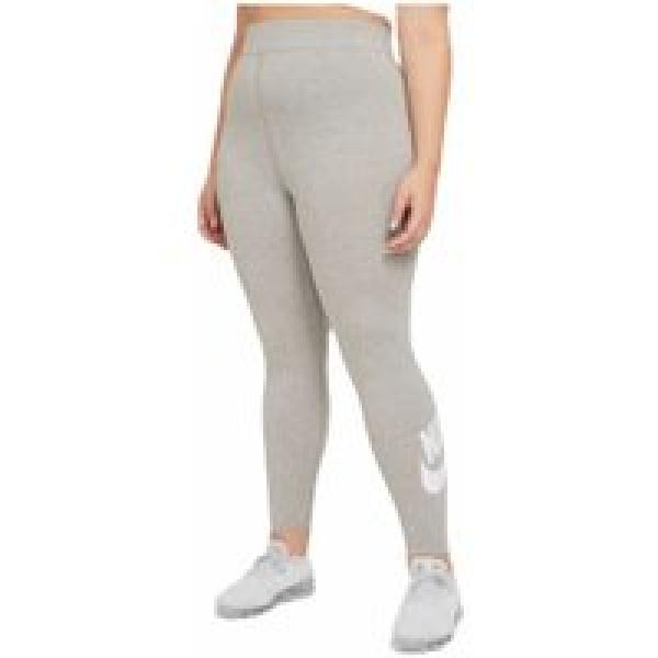nike sportswear essential dk women s long leggings grey white