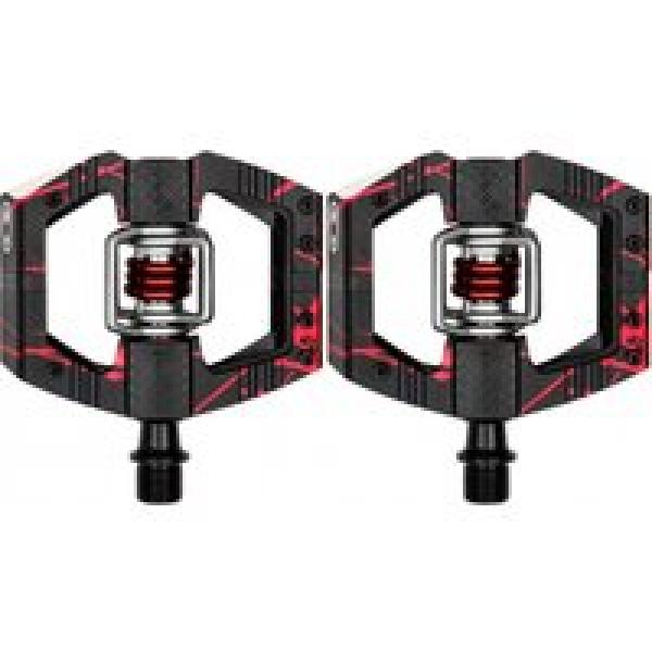 crankbrothers mallet e ls caged automatic pedalen limited edition splatter red