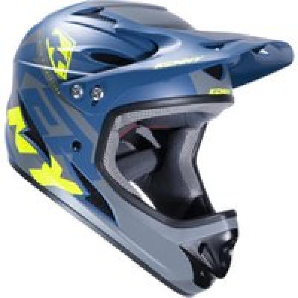 kenny down hill 2022 graphic blue nany full face helm