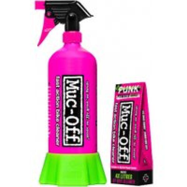muc off punk powder cleaner 4 sachets bottle for life