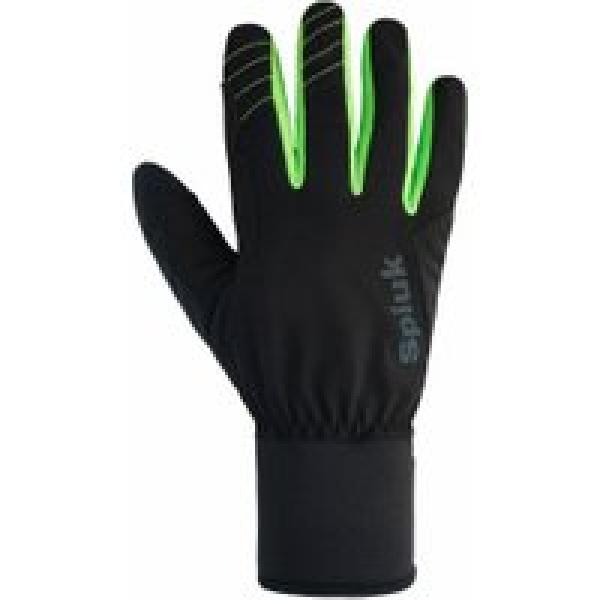 spiuk anatomic lange handschoen zwart groen