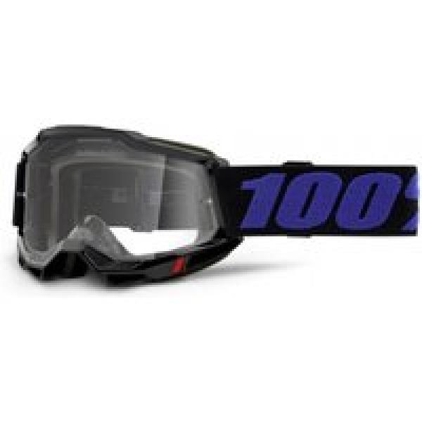 100 accuri 2 blue goggle clear lens