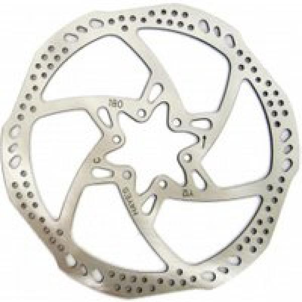hayes l light weight 6 hole brake disc silver