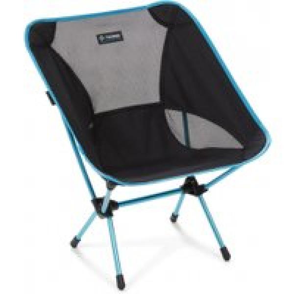 ultralichte vouwstoel helinox chair one zwart blauw