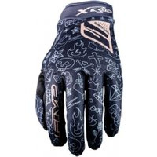 five gloves xr lite handschoenen zwart goud