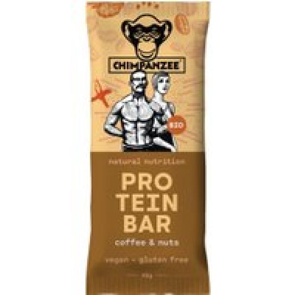 chimpanzee 100 natural protein bar coffee amp hazelnut 40g