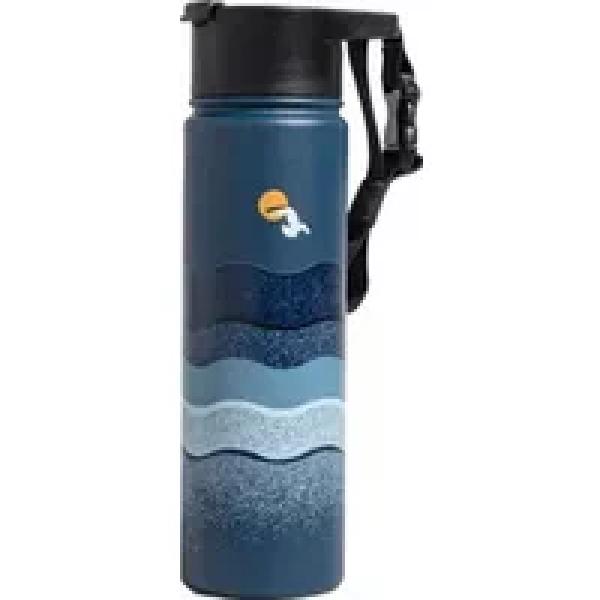 united by blue insulated bottle 650 ml blauw