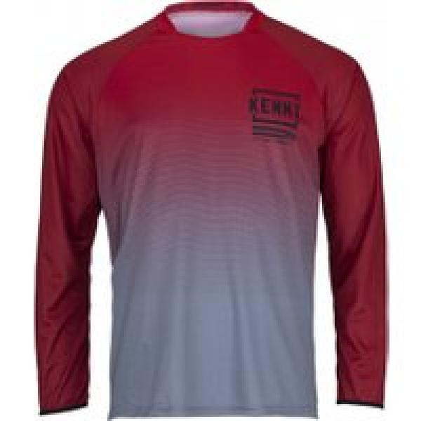kenny factory long sleeve jersey red grey