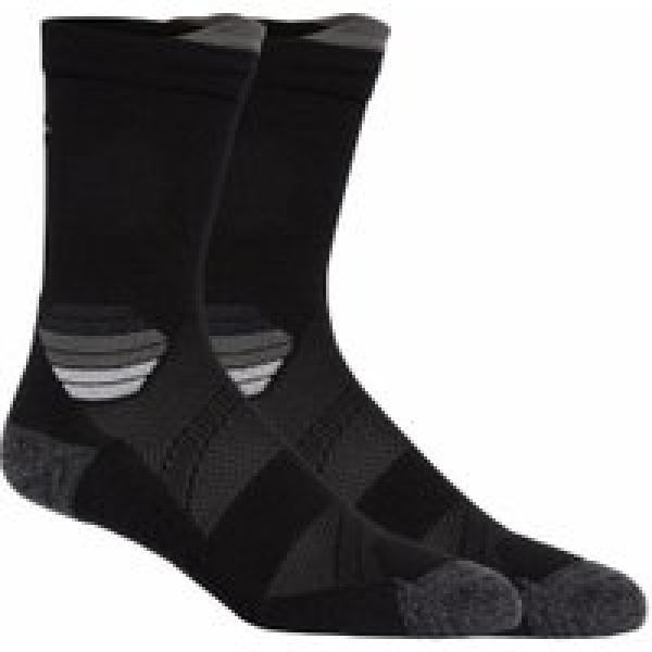 asics fujitrail sokken zwart unisex
